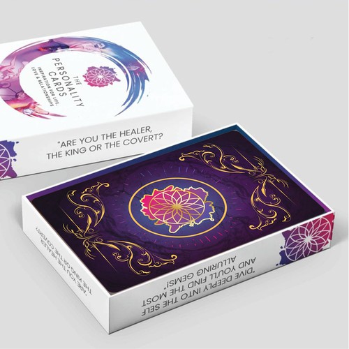 Card artwork with the title 'Graphic Design for Back-Side of a Tarot Card'