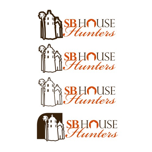 Real estate logo with the title 'Logo for www.SBHouseHunter.com'