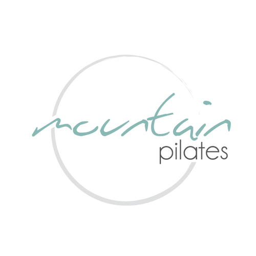 Pilates logo with the title 'Logo for Mountain Pilates'