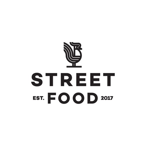 Street logo with the title 'Simple vintage logo '