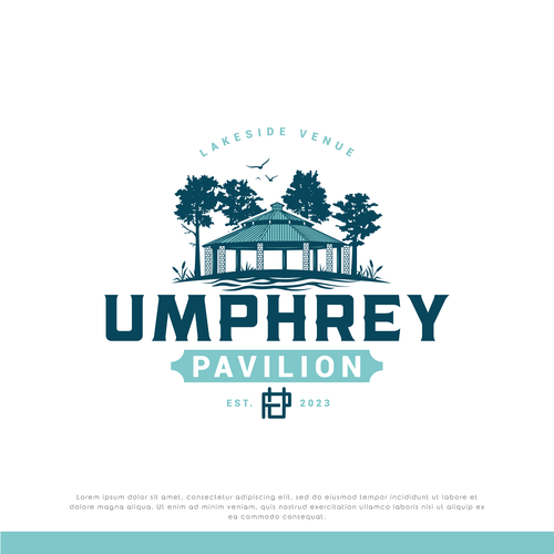 Lake logo with the title 'Umphrey Pavilion logo'