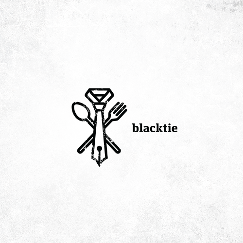 Pen design with the title 'Logo for BlackTie'