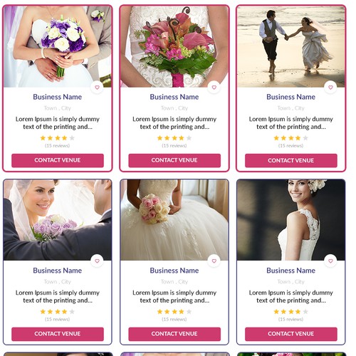 Redesigned website with the title 'eCommerce redesign'