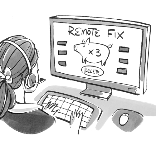 Pencil artwork with the title 'eBook Cartoons'