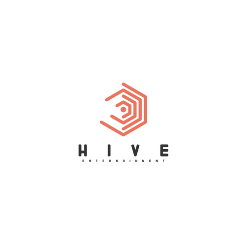 Movie logo with the title 'Hive Entertainment'