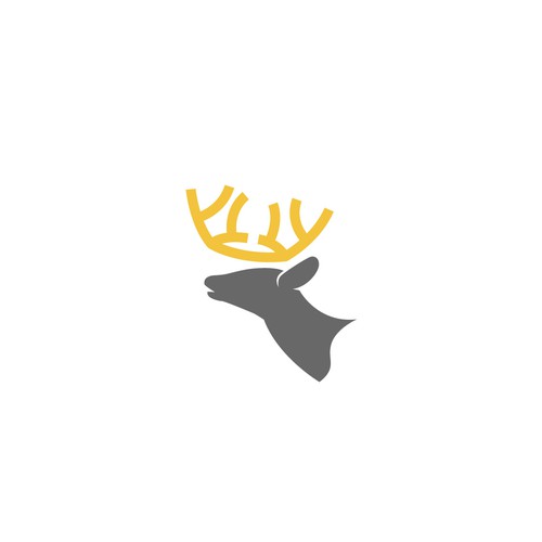 Bitcoin logo with the title 'iconic deer logo'