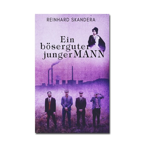 Love design with the title 'Ein böserguter junger Mann'