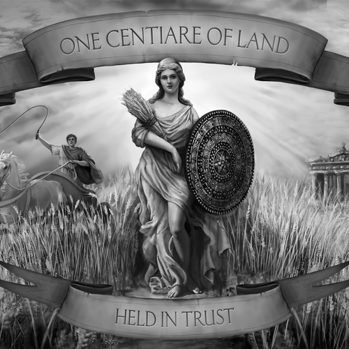 Shield artwork with the title 'Mythological Illustration'