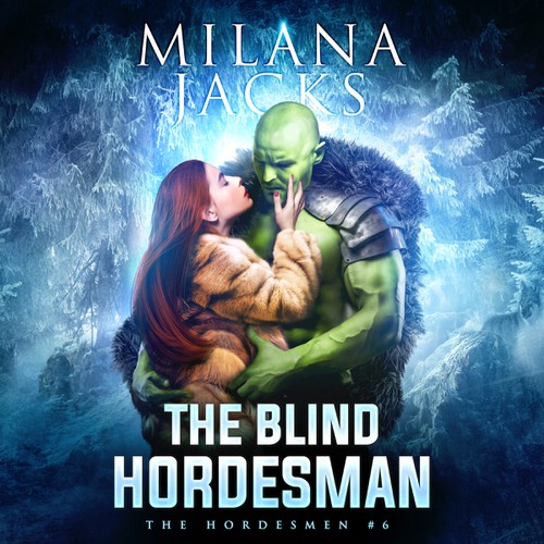 Book cover artwork with the title ''The Blind Hordesman''