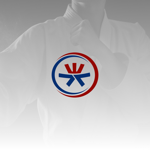 Dojo logo with the title 'karate logo'
