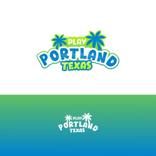 Playground logo with the title 'Friendly but Sporty Logo! Portland, Texas needs their logo updated!'