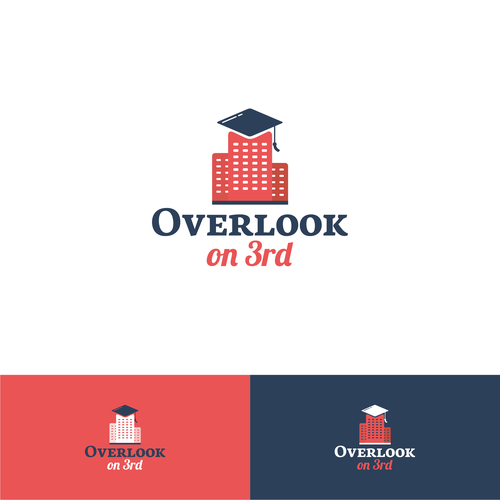 College logo with the title 'Overlook on 3rd Logo'