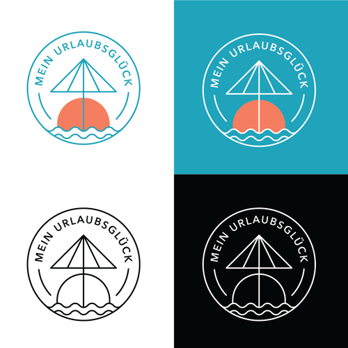 Holiday brand with the title 'Travel Agency Logo'
