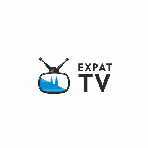 Broadcasting logo with the title 'Expat TV'