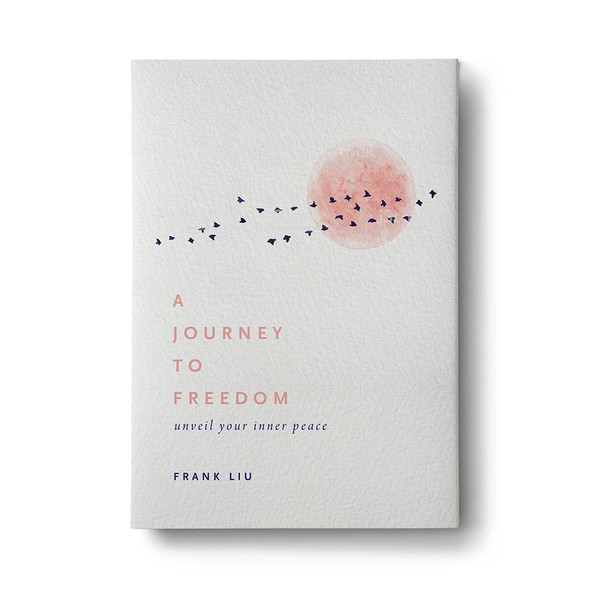 Watercolor book cover with the title 'A Journey to Freedom'