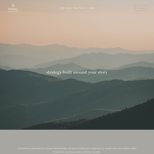 Finance website with the title 'Search Engine Optimization for Financial Planner'