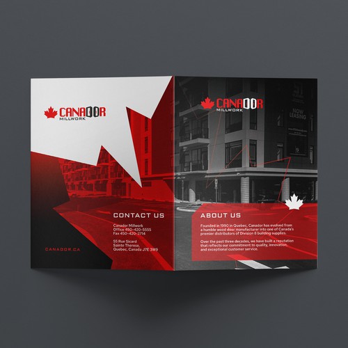 Promotional design with the title 'Company Brochure'