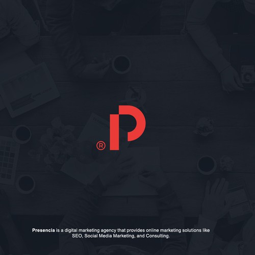 Digital marketing logo with the title 'Bold Wordmark for Marketing Agency.'