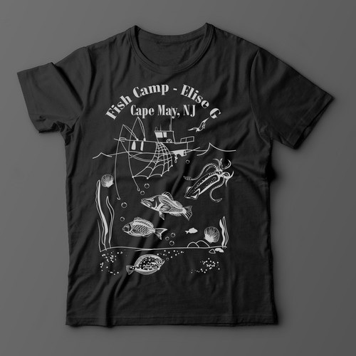 Fishing t-shirt with the title 'fising T-shift'