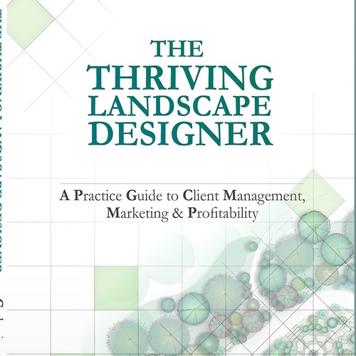 Architecture book cover with the title 'The Thriving Landscape Designer'