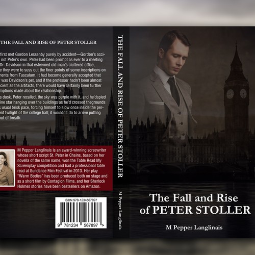 Spy design with the title 'Striking Cover Needed for Soon-To-Be-Published Spy Novel'