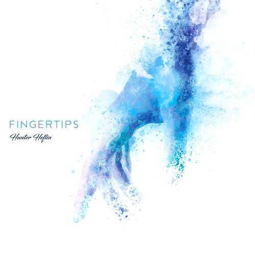Cover illustration with the title 'Fingertips Album Artwork'