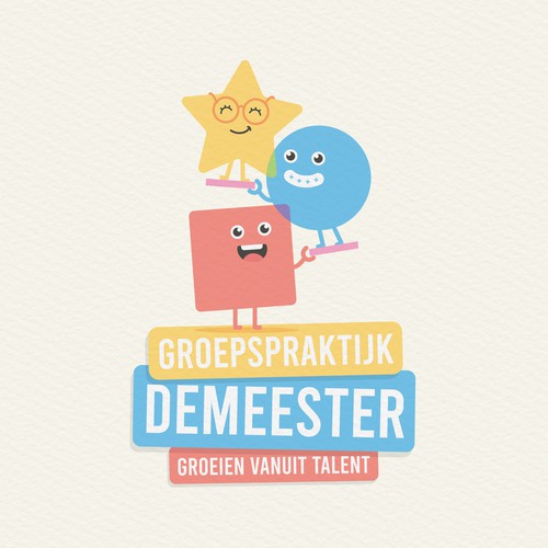 Preschool logo with the title 'Demeester'