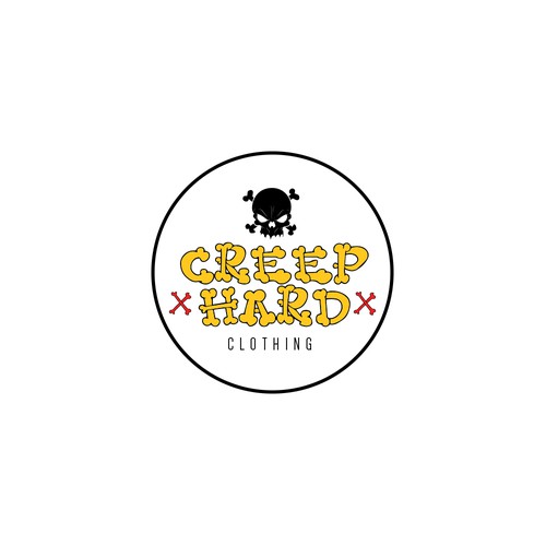 Bone logo with the title 'Logo design for clothing brand.'