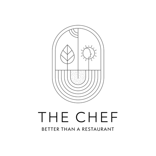 Kitchen brand with the title 'Logo design for a restaurant'