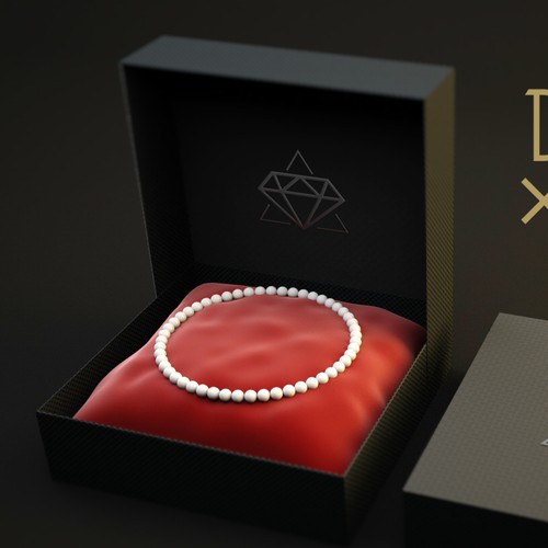 Jewelry brand with the title 'Logo design'