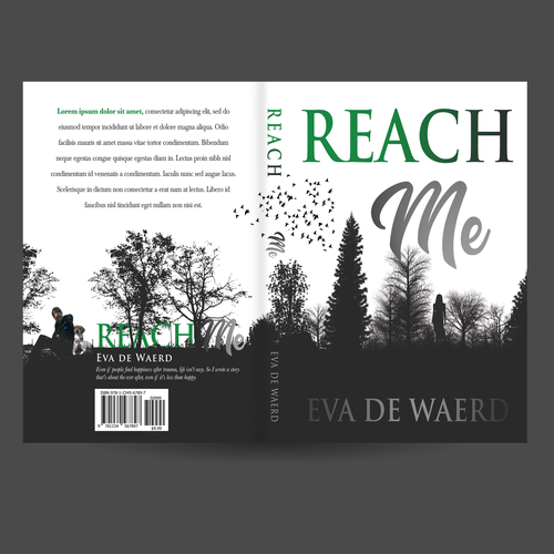 Wood book cover with the title 'Reach me'