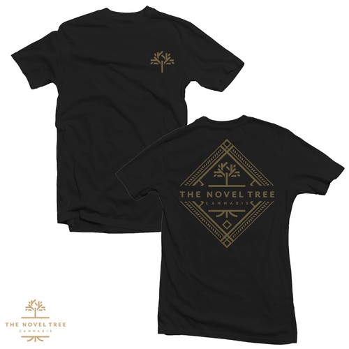 Tree t-shirt with the title 'The Novel Tree tshirt'