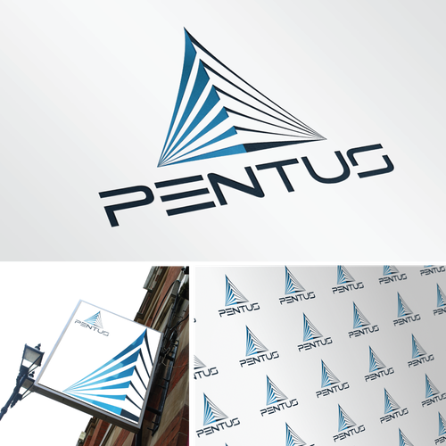Industrial logo with the title 'Pentus'