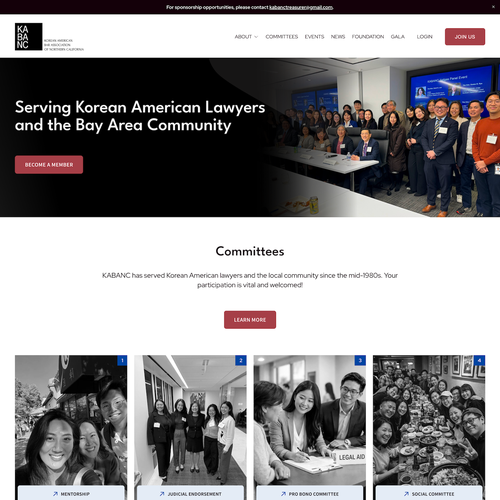 Design with the title 'Korean American Lawyers Association Design'