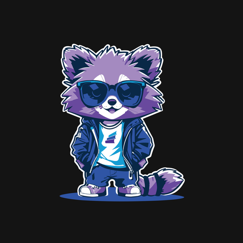 Hipster t-shirt with the title '"Red Panda Mascot" Growth Book T-Shirt'