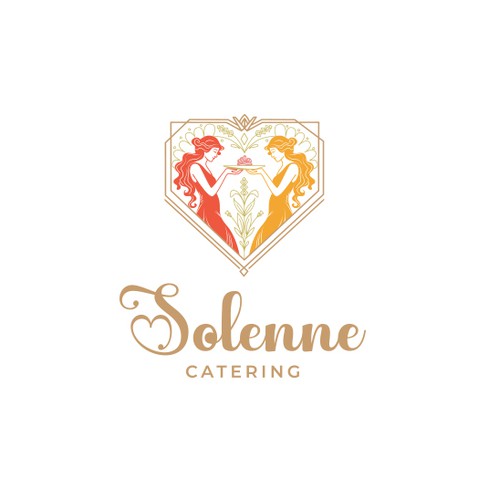 Catering logo with the title 'Logo for catering'