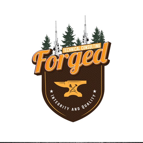 Electrical brand with the title 'Forged Technical Consulting'