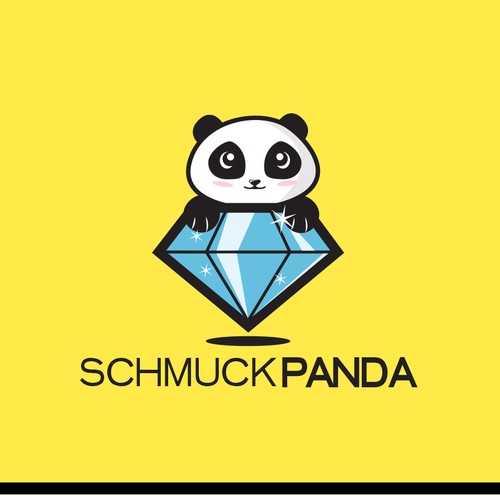 Panda logo with the title 'panda jewellery'