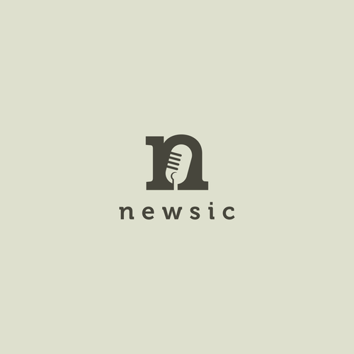 Clever design with the title 'newsic logo design'