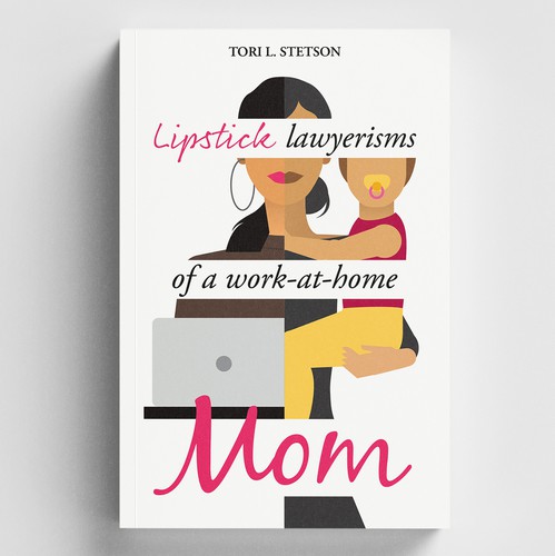 Women empowerment design with the title 'Lipstick lawyerisms'