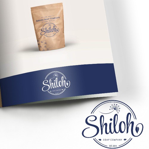 Soap logo with the title ' Logo for handcrafted soap company'