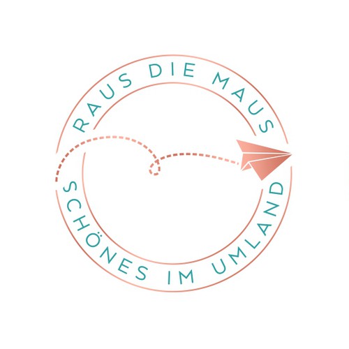 Rose gold logo with the title 'LOGO'