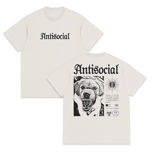 Streetwear t-shirt with the title 'T-shirt design concept for clothing brand'