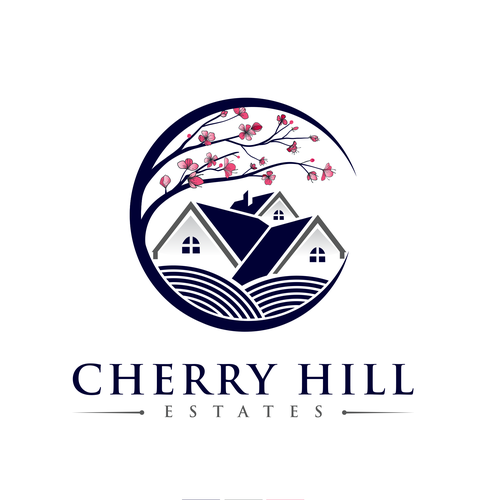 Real estate logo with the title 'Cherry Hills Estates'