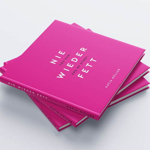 Minimal book cover with the title 'Book cover contest winner '