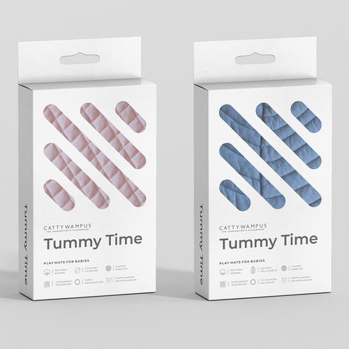 Children's packaging with the title 'Packaging design for Cattywampus'