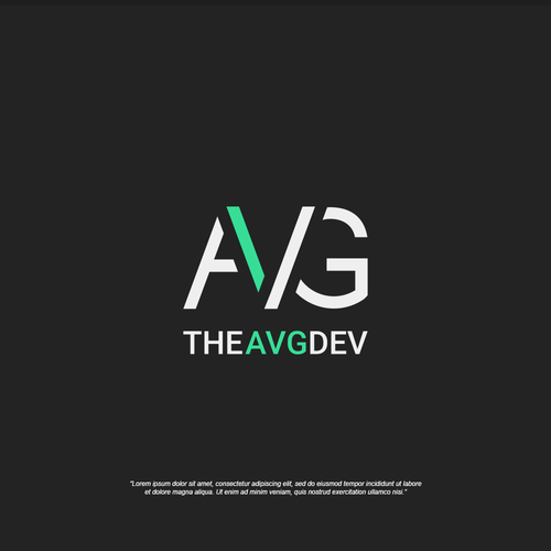 Programmer logo with the title 'Logo design for a software development company'