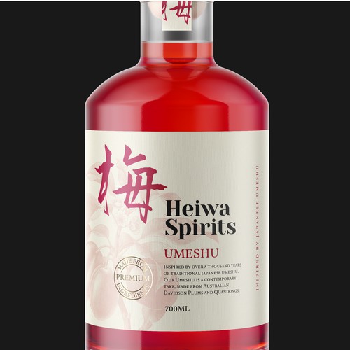 Liquor label with the title 'Label '