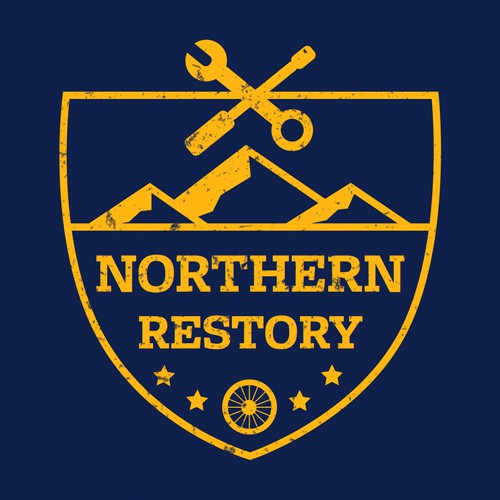 Thick line logo with the title 'Logo concept for Northern Resotry'