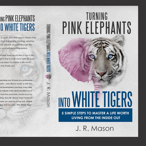 Life coaching design with the title 'Personal development book cover '
